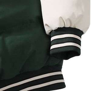 Veste matelassée décontractée en toile pour homme, style urbain, col montant, rembourrage bulle, manteau d'hiver, conception OEM européenne, collection 2025 - Product Image 6