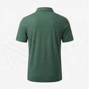 เสื้อโปโลซิปครึ่งตัว แขนสั้นทรงเข้ารูปสำหรับผู้ชาย คอปกโปโลซิปครึ่งตัว สีสันปรับแต่งได้ เสื้อผ้าผู้ชายคุณภาพพรีเมียม - Product Image 2