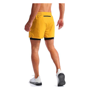 Shorts pour hommes, séchage rapide, sport, athlétisme, entraînement en salle de sport, vêtements de fitness, respirant, léger, tissu extensible performant, confortable - Product Image 3