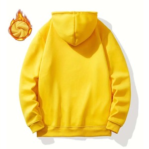 Sweat-shirt à capuche unisexe à manches longues, design personnalisé sur le thème des motos classiques, polaire chaud, polyester, poche kangourou - Product Image 2