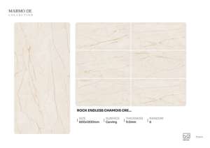 Azulejos de Porcelana de Lujo con Patrones Tallados 60X120CM 600X1200MM 24X48 Acabado Texturizado Profundo para Diseños de Alto Impacto - Product Image 2