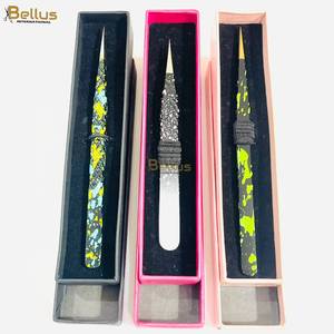 Wholesale Volume Lash Tweezers 45° 90° Color Coated Stainless Steel OEM ODM - Product Image 6