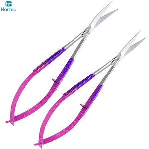 Ciseaux à cuticules légers en acier inoxydable, pour salon et nail art professionnel, pour droitiers. - Product Image 2