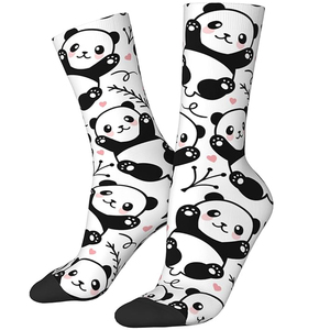 Proveedor Mayorista de Calcetines Transpirables Antibacterianos de Fibra de Algodón/Bambú con Impresión Digital Personalizada de Alta Calidad - Product Image 1