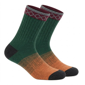 Men's Crew Sport <b>Socks</b> Solid Cotton Bamboo Eco-Friendly Seamless Fusing Quick Dry Anti-Slip Breathable Summer Green <b>Black</b> - Product Image 3