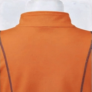 Veste en tricot à manches longues et fermeture éclair intégrale pour femme, col montant, respirante, couleur unie, pour l'automne - Product Image 4