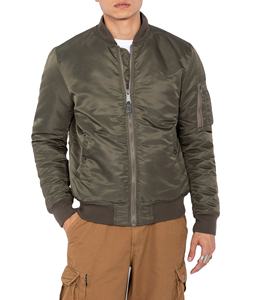 Chaqueta Bomber Personalizada 100% Poliéster Transpirable con Cuello Simulado, Estilo Urbano, con Cierre, Talla Grande, para Invierno, Servicio OEM - Product Image 4