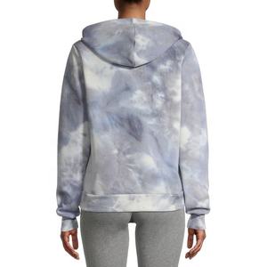 Sudadera con capucha de gran tamaño para mujer de alta calidad, sudadera desgastada lavada con tinte de corbata transpirable, suministro ODM para entrenamiento en invierno - Product Image 4