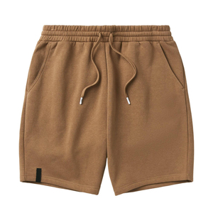 Custom Logo Men's Casual Cotton Fleece Bermuda Shorts-Eco-Friendly Elastic Waist Multiple Logo Positions | Lawd Sports OEM - Product Image 3