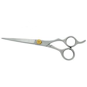 Tijeras de Barbero Plateadas con Tornillo Dorado, Acero Inoxidable Alemán, Tijeras Profesionales para Cortar el Cabello, Venta al por Mayor, Más Vendidas, Personalizadas - Product Image 5