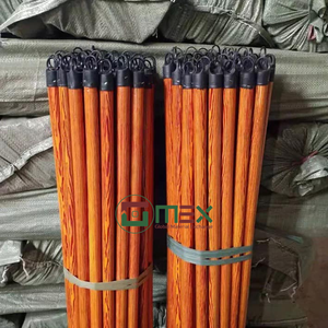 Flor de eucalipto 100%, madera recubierta de PVC en bruto, Ashdod, Israel, Palestina + 84-819753326, uso doméstico, escoba, palo, escobas, recogedores - Product Image 5