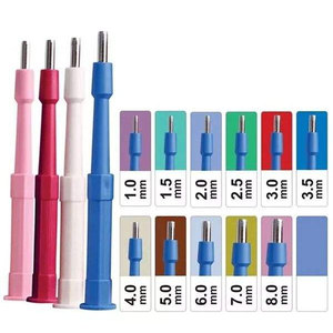 Ensemble de poinçons de biopsie manuels colorés en acier inoxydable, instruments chirurgicaux pour usage clinique de perçage cutané, avec différentes couleurs - Product Image 5