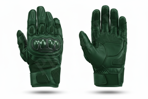 Gants de moto robustes en matériau personnalisé, protection des articulations renforcée, respirants, antidérapants, gants de moto à doigts entiers - Product Image 3