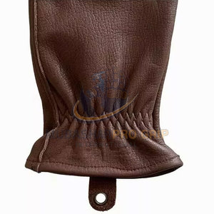Industrial Use Grain Leather <b>Rigger</b> <b>Gloves</b> Heat Resistant Anti-Slip Breathable Providing Comfort Durability and Performance - Product Image 4