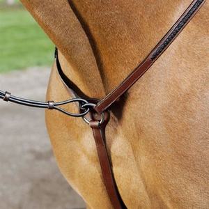 Pechera de Cuero Trenzado Premium para Caballo, Accesorio Ecuestre para Silla de Montar, Equipo de Cuero Duradero y Ajustable para Exhibición y Competición - Product Image 3