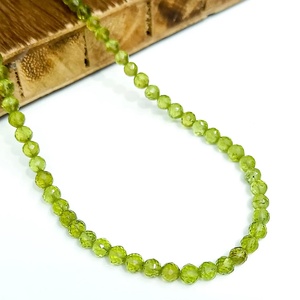 Natural Green Peridot Beads Necklace Genuine Gemstone Peridot Rondelle Beaded <b>Choker</b> Necklace Handmade Jewelry Wholesale Price - Product Image 3