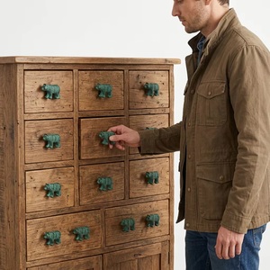 Poignée de meuble moderne en fonte en forme d'ours pour armoire, bar, commode et autres utilisations domestiques - Product Image 2