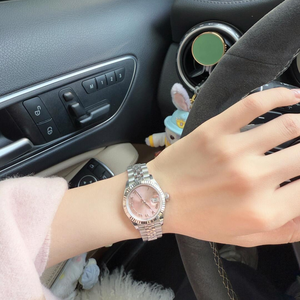 นาฬิกาข้อมือคู่รัก EW C Sk 904L รุ่น 31 มม./36 มม. สำหรับผู้หญิง ระบบออโตเมติกจักรกล สีชมพู กลไก 2236/3235 นาฬิกาลำลอง - Product Image 2