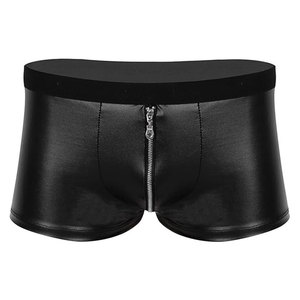 Genuine Leather High Waist Panties <b>men</b> Premium Lingerie Bottoms Soft Real Leather <b>Bikini</b> Underwear Sexy <b>men</b> Clubwear Pantie - Product Image 1