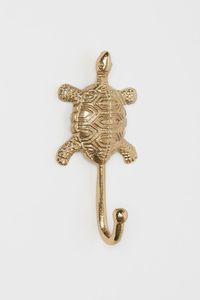 Crochets de porte en métal en fonte de laiton antique, type feuille, pour vêtements, rail décoratif mural intérieur chambre, METAL WAVE, multifonction - Product Image 5
