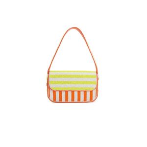 Sac de rangement brodé ethnique de créateur, sac à bandoulière perlé pour femme, sac à main perlé, pochette bohème tendance pour soirée, fête, mariage - Product Image 1