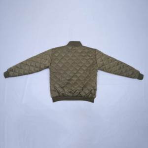 Veste matelassée d'hiver pour homme grande taille, logo personnalisé de haute qualité, vente en gros, broderie, coupe-vent, respirante, tissu satiné - Product Image 2