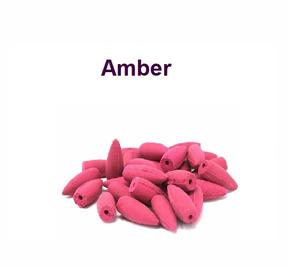 Conos de incienso de reflujo de bala de ámbar natural suministro al por mayor de la mejor marca (rosa) - Product Image 1