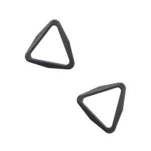 38mm nhựa Tri vòng dây đeo KEEPER phụ kiện may mặc 1.5 inch tam giác vòng lặp phần cứng Webbing 3.8cm tam giác D vòng khóa D1