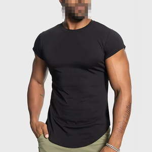 เสื้อยืดคัสตอมเจอร์ซีย์ ผ้าฝ้าย 95% สแปนเด็กซ์ 5% น้ำหนัก 180 กรัม เสื้อออกกำลังกาย ฟิตเนส ทรงโค้งเข้ารูป กระชับกล้ามเนื้อ สำหรับผู้ชาย - Product Image 5