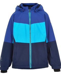 Chaqueta acolchada negra con capucha y cuello alto para hombre, impermeable, informal, para primavera, con logo frontal, corte regular - Product Image 5
