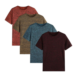 เสื้อยืดลำลองผู้ชาย แขนสั้น ผ้าโพลีเอสเตอร์/คอตตอนคุณภาพสูง 12 สี ปรับแต่งได้ ราคาดีที่สุด แห้งเร็ว ระบายอากาศได้ดี - Product Image 1