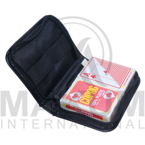 MAKUM INTERNATIONAL Estuche para Cartas de Póker de Cuero Ecológico de Alta Calidad con Función Lavable - Product Image 4
