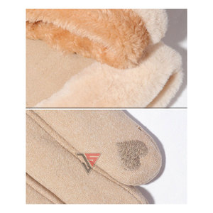 Fashion Womens Car <b>Driving</b> <b>Gloves</b> Good Cotton Fleece <b>Gloves</b> Women For Winter With Fur Lining - Product Image 4