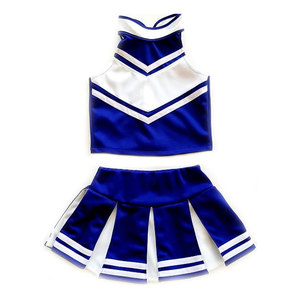 Costume de pom-pom girl, uniforme de cheerleading, robe pour enfants, tenue de fête d'Halloween pour filles, enfants, design personnalisé, confortable - Product Image 1