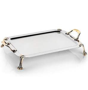 Bandeja de regalo para inauguración de casa, bandeja de regalo para festivales, bandeja de regalo de lujo, bandeja de regalo, plato decorativo premium, metal artesanal - Product Image 1