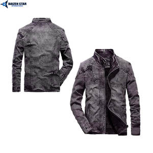 Veste en jean délavée légère pour homme, style streetwear vintage, avec broderies et boutons – Écologique, séchage rapide, respirante - Product Image 6