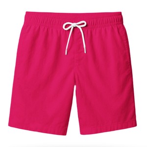 Pantalones Cortos de Hombre de Alta Calidad 2026, Color Amarillo Sólido, Casuales, con Cordón en la Cintura, Tejido Elástico, Corte Medio, Spandex - Product Image 3