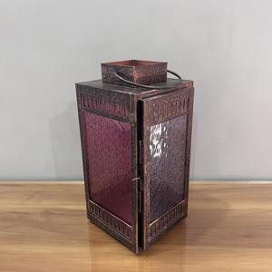 Farol de Hierro Vintage con Panel de Vidrio para Decoración del Hogar - Product Image 4