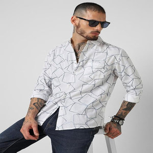 Golf de lujo para hombre para Polo de manga corta Casual Full Jacquard Knit 100% poliéster logotipo personalizado bordado alto transpirable - Product Image 1