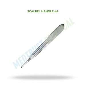 Scalpel Handle #4 14cm Neuro Spine Surgical Instrument Stainless Steel Blade Holder Surgical Use - Product Image 2