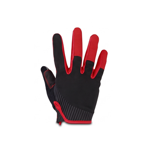 Gants de cyclisme d'hiver à doigts complets pour VTT, paume rembourrée, fermeture auto-agrippante au poignet, protection UV, compatibles écran tactile, logo personnalisé - Product Image 2