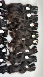 ผมต่อแบบคลิปอิน RVHHE A32 ผมอินเดียแท้แบบธรรมชาติ ลอนคลื่น  แบบ Double Drawn  น้ำหนัก 100 กรัม - Product Image 3