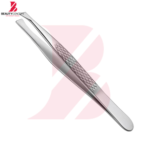 Pinzas para Cejas de Acero Inoxidable con Punta Inclinada, Producto de Moda, Más Vendidas, Personalizables, Equipos para Salón de Belleza - Product Image 2