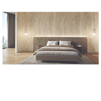 Panel Veneer Batu WPC 3D Fleksibel Warna Perak Desain Modern Tahan Air dengan Harga Kompetitif