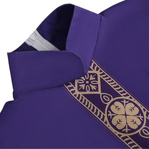 Services OEM – Chasubles, étoles et vêtements liturgiques verts sur mesure pour prêtres catholiques – Robes respirantes pour prêtres d'église - Product Image 6