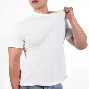 T-shirt en coton 100% pour homme, qualité supérieure, manches courtes, respirant, vêtements décontractés, logo personnalisé, vente en gros, OEM, nouveau style tendance - Product Image 4