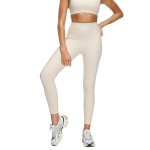 Leggings Deportivos Sólidos para Mujer al por Mayor, Transpirables, de Cintura Alta, para Entrenamiento, Fitness, Gimnasio, Yoga, con Logotipo Personalizado - Product Image 6