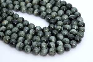 ลูกปัดคริสโซเบอรีลสีเขียวทรงตาแมว ของแท้จากธรรมชาติ รูปทรงกลม ลูกปัดแบบร้อยเส้น ขายส่งจำนวนมาก สำหรับทำเครื่องประดับ - Product Image 3