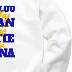 Sweat-shirt à col rond Illustrious Founders, couleur blanche, avec lettres grecques personnalisées, pour sororité, pull décontracté à manches longues en polaire, tendance - Product Image 2