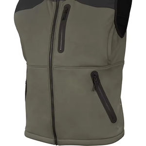 Chaleco Softshell Ligero Informal para Hombre con Logotipo Personalizado en Impresión 3D, Cierre de Cremallera, Impermeable, Cortavientos, Térmico, Transpirable y Cálido - Product Image 5